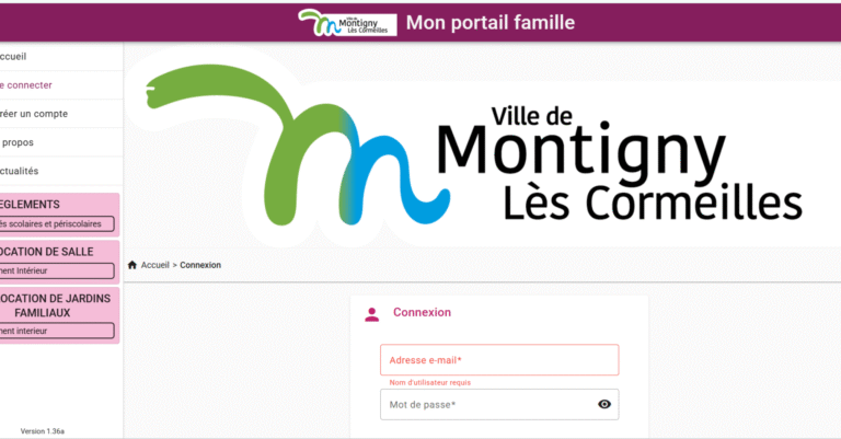 Portail Famille Mon compte